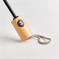 OMBRELLO DA 21'' PIEGHEVOLE CON MANICO IN LEGNO